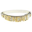 Fendi Versace Leather and Metal Belt
