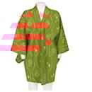 A.N.G.E.L.O. Vintage Cult Orange Wool Short Kimono - Autre Marque