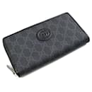 Gucci Interlocking G Zip Around Long Wallet