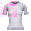 Cecilie Bahnsen Fabienne Ribber Sheer Crew Flare Sleeve Top - Autre Marque