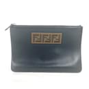 Fendi Zucca Clutch Bag