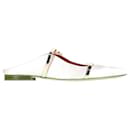 Malone Souliers Maureen Mules in Ivory Satin - Autre Marque
