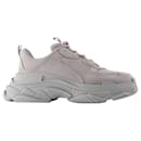 Triple S Sneakers - Balenciaga - Synthetic - Grey