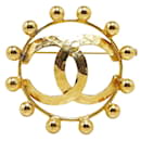 Chanel Coco Mark Gold Plated Brooch