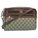GUCCI GG Supreme Web Sherry Line Shoulder Bag PVC Beige 001 113 6472 Auth ep5821 - Gucci