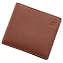 Loewe Bi-fold Wallet in Brown Calfskin