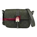 Gucci GG Canvas Red Shoulder Bag