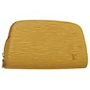 LOUIS VUITTON Poche Epi Dauphine PM Amarelo M48449 LV Auth ep6047 - Louis Vuitton