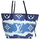 BOLSA LOUIS VUITTON NEVERFULL EM CANVAS MONOGRAMA LV ESCALE MM EDIÇÃO LIMITADA - Louis Vuitton