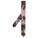 Gianfranco Ferré Brown and Black Silk Tie