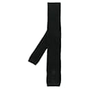 Gianfranco Ferré Black Knitted Silk Tie