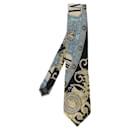 Gianni Versace Multicolor Printed Silk Tie
