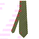 Gianni Versace Bordeaux Medusa Silk Tie - 2000s