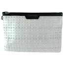 Jimmy Choo Leather Star Studs Clutch Bag