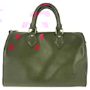 Louis Vuitton Epi Speedy 25 Leather Handbag