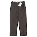 Sacai Wool Suiting Pants Brown - Autre Marque