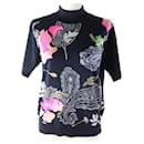 LEONARD FASHION Wool Silk Blend High Neck Knit - Autre Marque