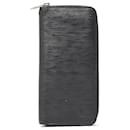 Louis Vuitton Epi Zippy Wallet Noir M60965
