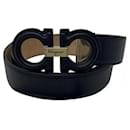 BLACK LEATHER BELT SALVATORE FERRAGAMO - Salvatore Ferragamo