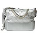 CHANEL Gabrielle Leather Silver Bag - 102196 - Chanel