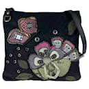 Prada Nylon Leather Python Tessuto Logo Shoulder Bag