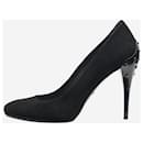 Black suede almond-toe pumps - size EU 37.5 - Tod's