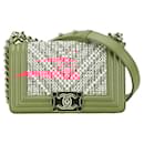 Chanel Boy Chanel Coco Mark Chain Shoulder Bag