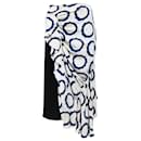  JW Anderson Printed Midi Ruffled Skirt in Multicolor Polyester
