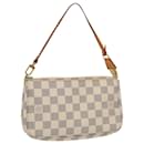 LOUIS VUITTON Damier Azur Pochette Accessoires Pouch N51986 LV Auth 96156 - Louis Vuitton
