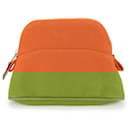 Hermes Bolide Mini Cotton Pouch Orange - Hermès