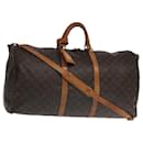 LOUIS VUITTON Monogram Keepall Bandouliere 60 Boston Bag M41412 LV Auth 91761 - Louis Vuitton