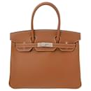 Hermes Birkin 30 Handbag in Gold - Hermès