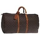 LOUIS VUITTON Monogram Keepall Bandouliere 60 Boston Bag M41412 LV Auth bs18978 - Louis Vuitton