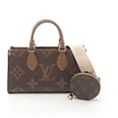 Louis Vuitton OnTheGo EW Handbag Brown M46653
