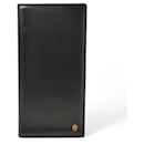 Cartier Black Leather Long Bill Wallet
