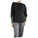 Black two-tone cashmere jumper - size xs - Autre Marque