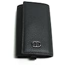 Dior Calfskin 6 Key Case Black - Christian Dior
