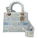 Dior Canvas Lady D-Lite Medium Bag M0565ORGO - Christian Dior
