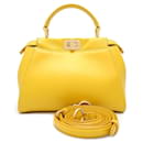 Fendi Mini Peekaboo 2Way Leather Bag