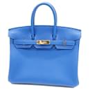 Hermès Birkin 25 Togo Bleu Royal Quincaillerie Dorée