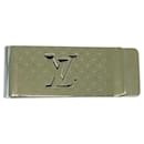 Louis Vuitton Silver Steel Money Clip M65041