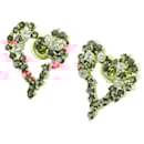 K18YG Ruby Heart Motif Earrings - Autre Marque