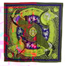 Hermes Silk Scarf Carre 90 Red - Hermès