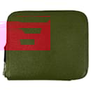 Hermes Azap Silk'in Compact Wallet Red - Hermès