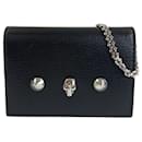 Alexander McQueen Skull Studs Leather Chain Shoulder Bag - Alexander Mcqueen