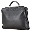 Fendi Peekaboo Fit Bag Bugs Eye Monster Leather 2way Bag