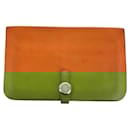 Hermes Dogon GM Long Wallet Orange - Hermès
