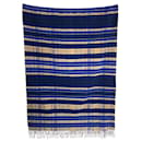 Hermes Cashmere Scarf Blue Multicolor - Hermès