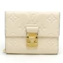 Carteira Metis Compact da Louis Vuitton para mulheres, carteira dobrável em três partes