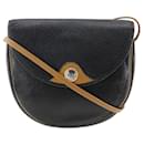 Dior CD Logo Vintage Shoulder Bag Black